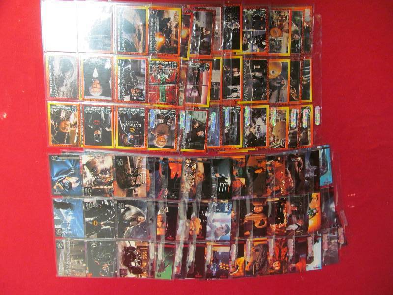 lot 64 image: Batman Returns trading cards