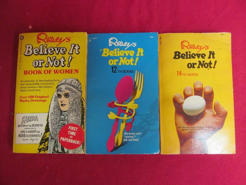 lot 67 image: Ripleys Believe it or not books
