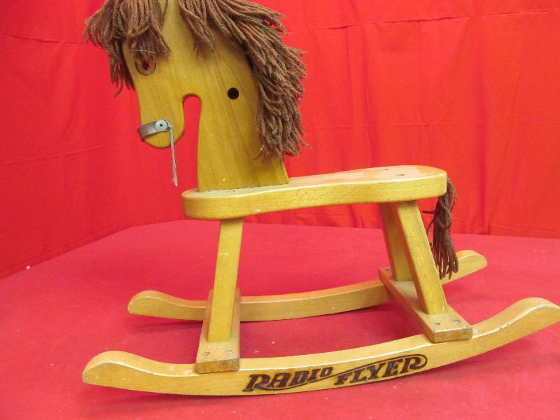 lot 116 image: Radio Flyer rocking horse