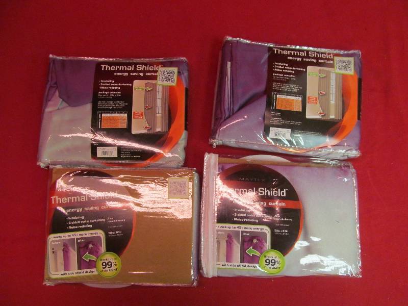 lot 132 image: new Thermal curtains