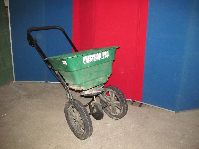 lot 213 image: Precision Pro lawn spreader