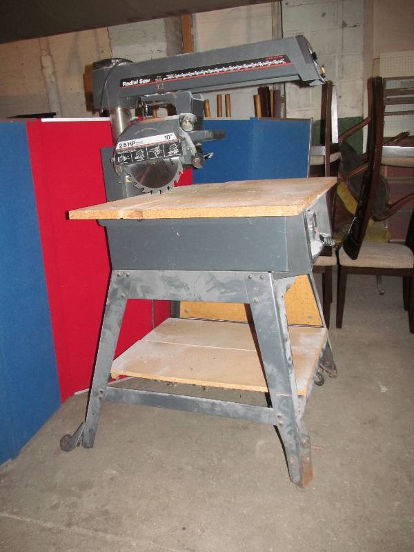lot 222 image: Sears Radial arm saw