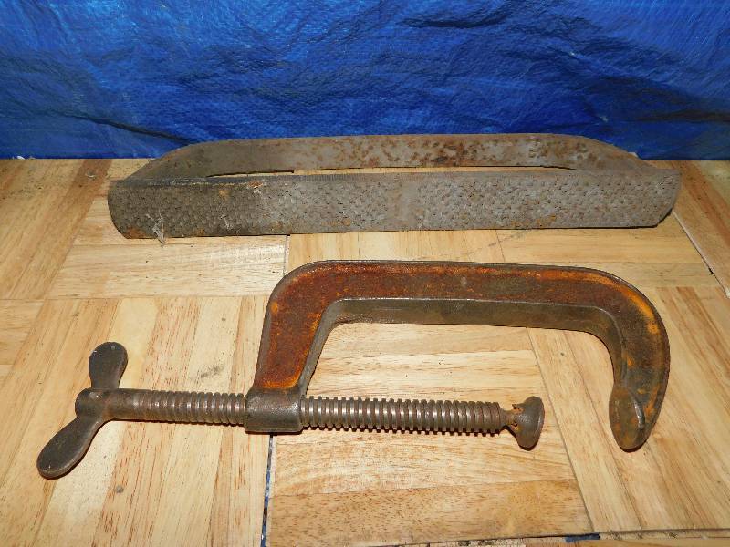 lot 249 image: C CLAMP AND FILE