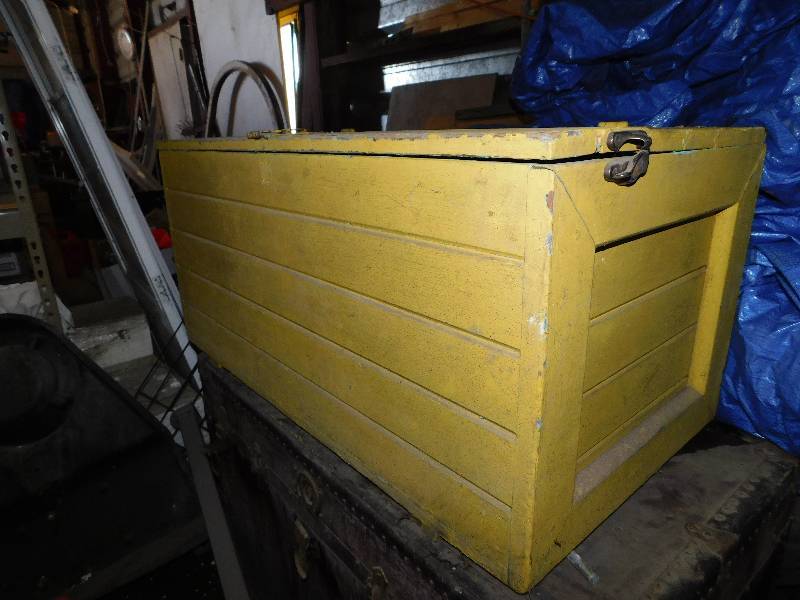 lot 317 image: WOODEN TRUNK