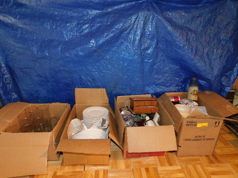 lot 451 image: BOXES OF DISHES