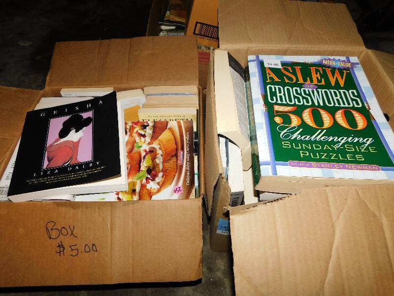 lot 464 image: TWO BOXES OF BOOKS