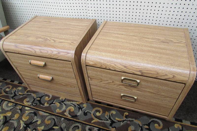 TWO SIDE TABLES OR END TABLES