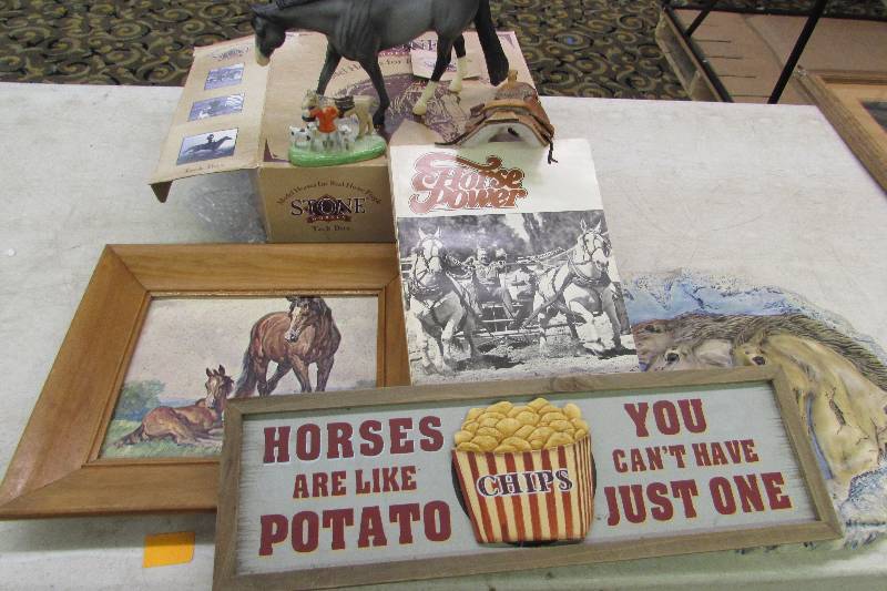 ALL THINGS HORSE, PICTURE, SIGN, PLAQUE, BOOK, FIGURINE