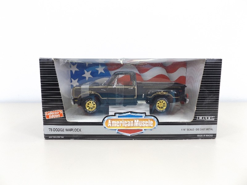 lot 1 image: New in Box Ertl American Muscle 118 Scale 78 Dodge Warlock Die Cast Truck