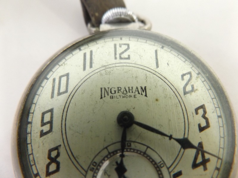 Ingraham biltmore pocket watch sale