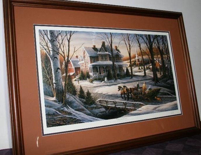 lot 6 image: Terry Redlin Print