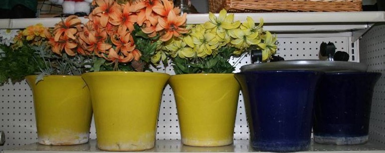 lot 31 image: Five Ceramic Planters