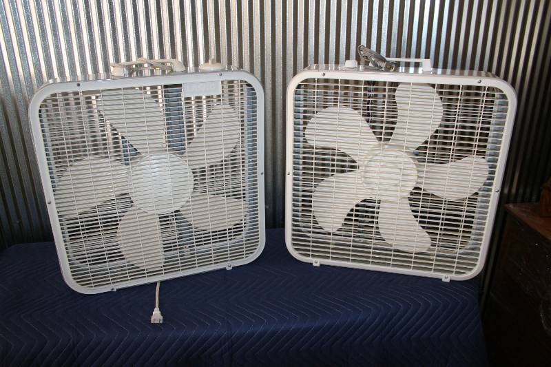 lot 133 image: Two Box Fans