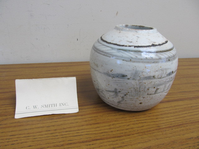 lot 72 image: Antique Ching Dynasty Chinese Tea Jar