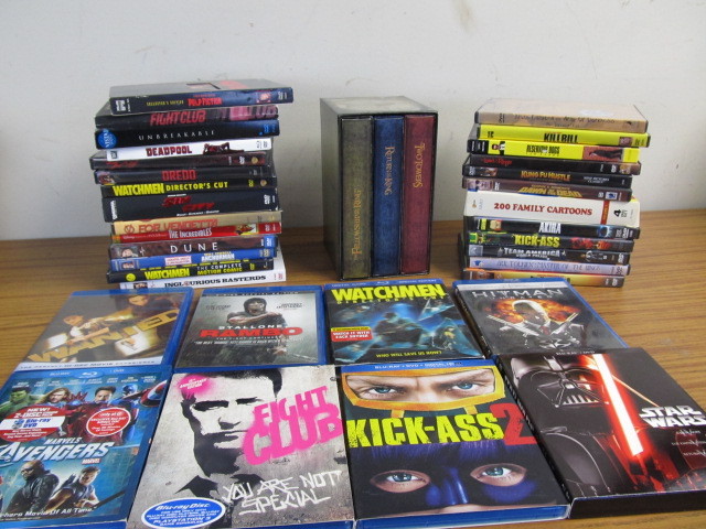 lot 69 image: Lot of Assorted DVDs & Blu-Rays