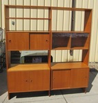 Orig Mid Century HG Furniture Danish Modern Teak Wall Unit