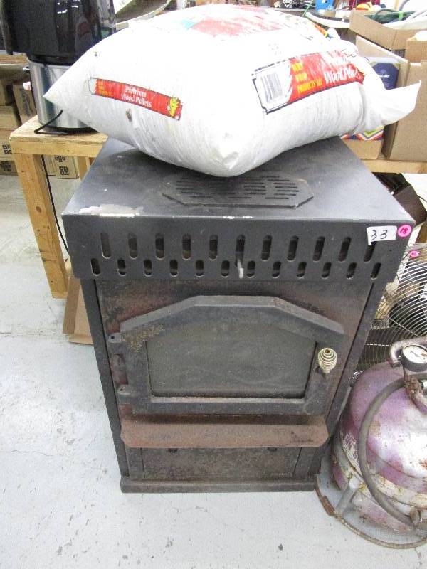 lot 18 image: Wood Pellet Burning Stove and Pellets