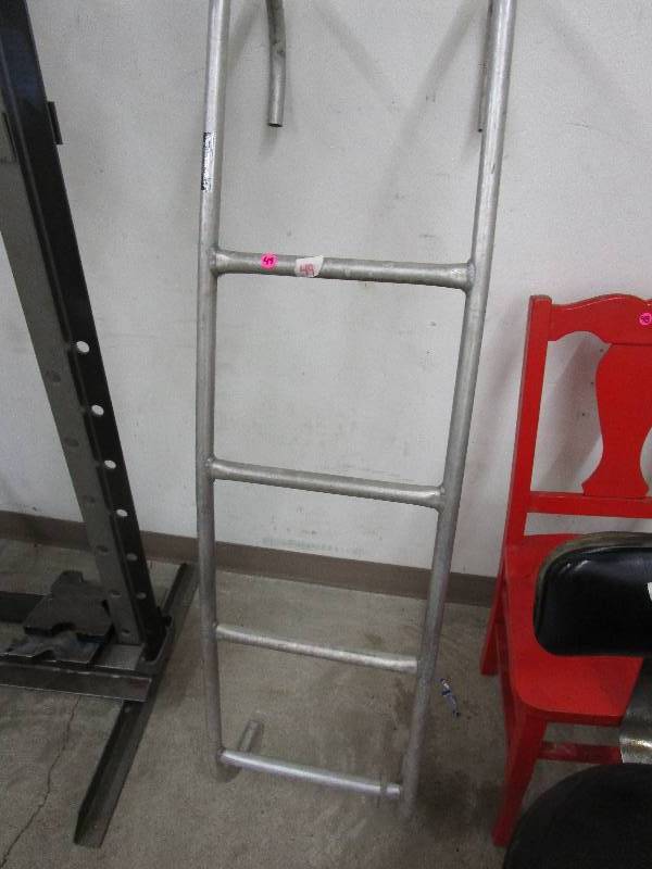 lot 49 image: 5 Aluminum Hanging Ladder