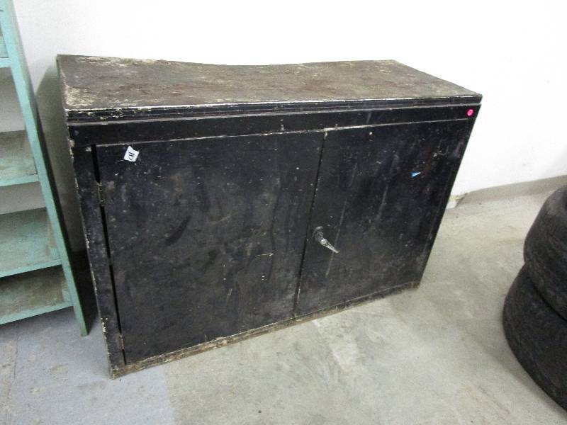 lot 59 image: Metal Storage Cabinet - 3 H X 18 W X 5 L