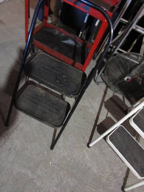 lot 87 image: Black Foldable Step Stool