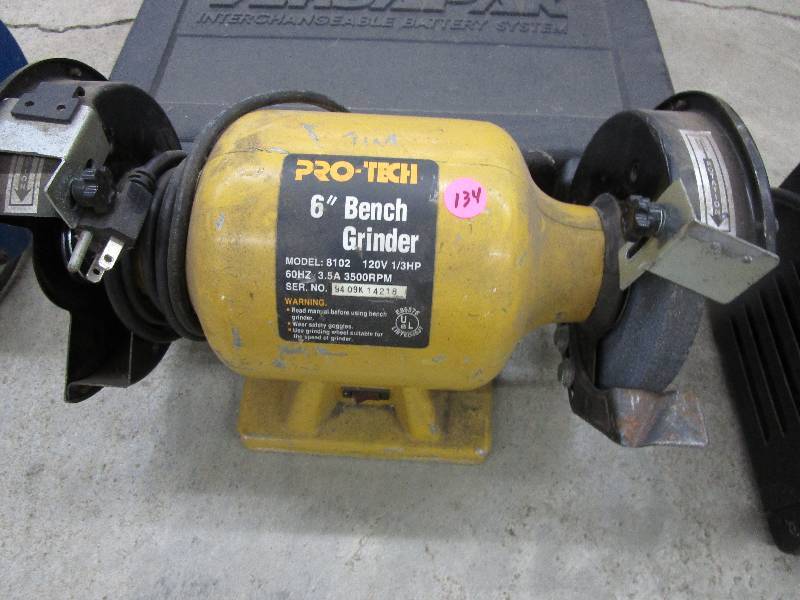 lot 134 image: 6 Pro-Tech Bench Grinder - Works