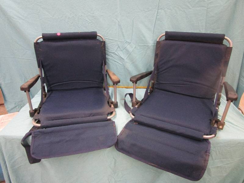 lot 176 image: 2- Bleacher Chairs