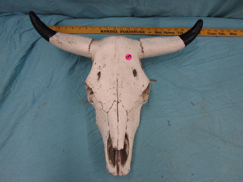 lot 177 image: Cement Skeleton Skull Head