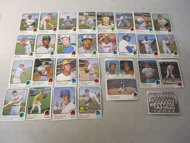 Lot of 29 Baseball Cards 1973  FS...
