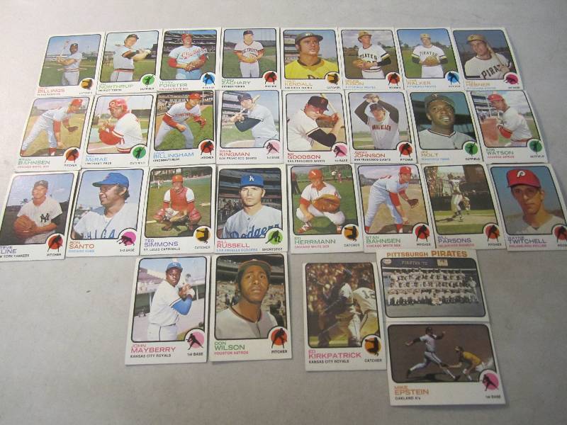 Lot of 29 Baseball Cards 1973  FS...