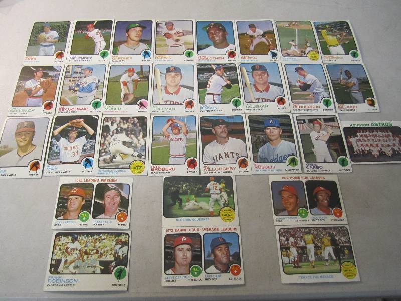 Lot of 30 Baseball Cards 1973  FS...