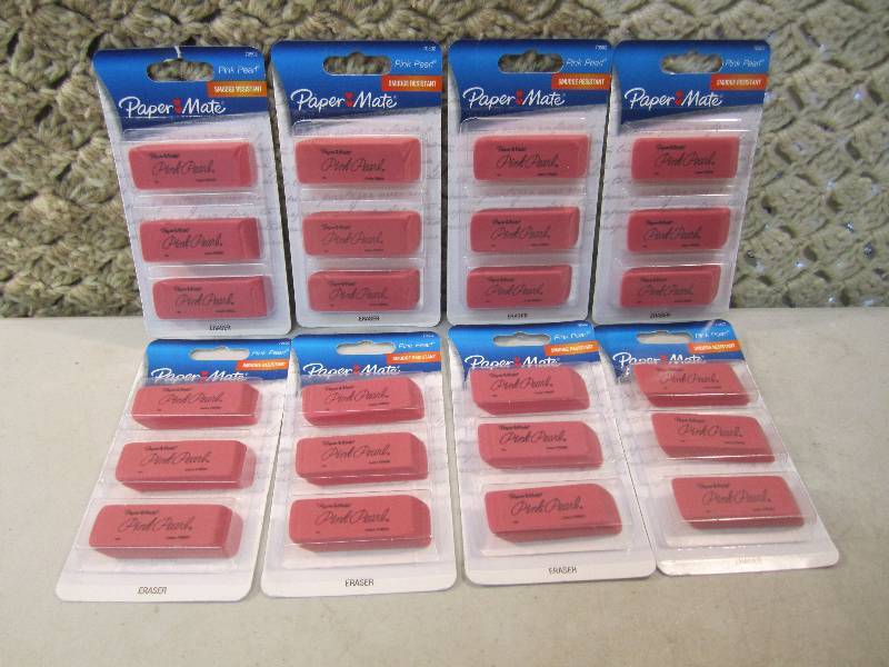 Lot of 8 - 3-Packs Paper Mate Pink ...