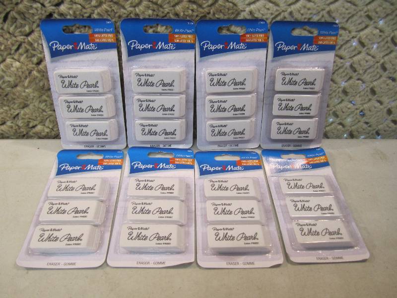 Lot of 8 - 3-Packs Paper Mate White...