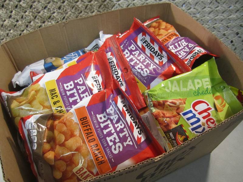 Large Lot of Misc Bags of Chips Var...