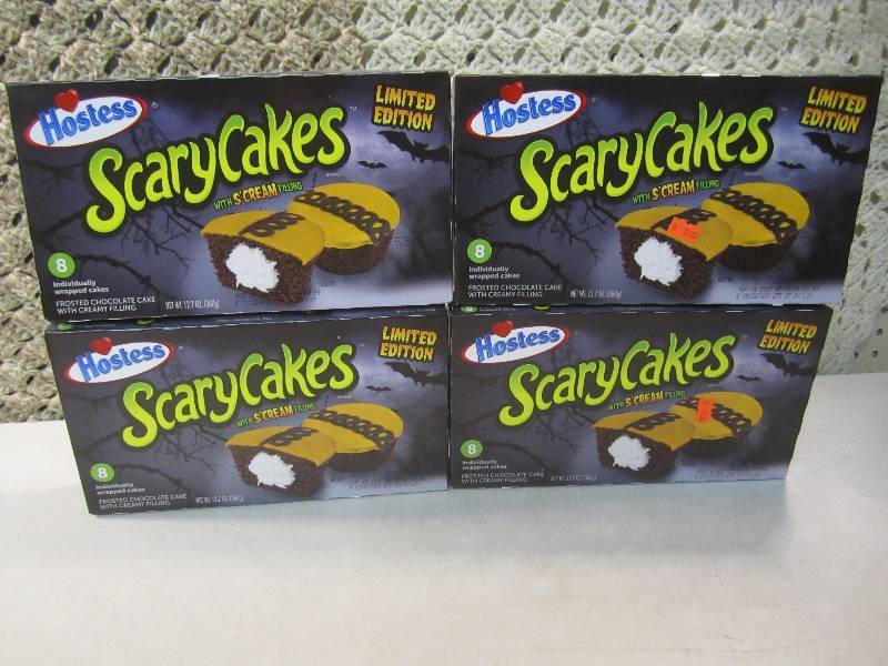 Lot of 4 Boxes Hostess Scary Cakes ...