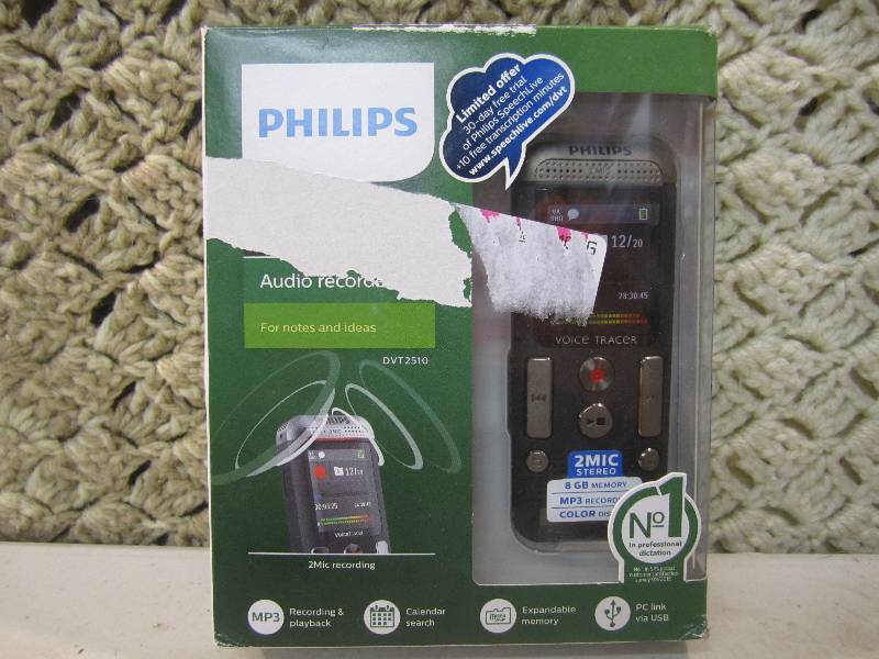Philips DVT2510 Digital Voice Recor...