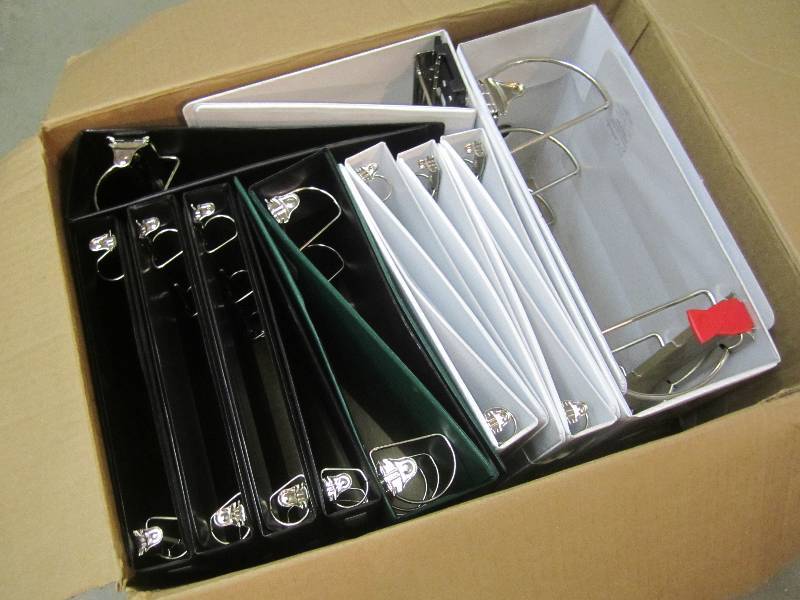 Lot of 18 Misc 3-Ring Binders Vario...