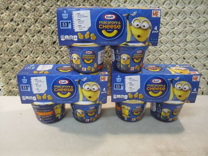 Lot of 3 Kraft Macaroni & Cheese 4-...