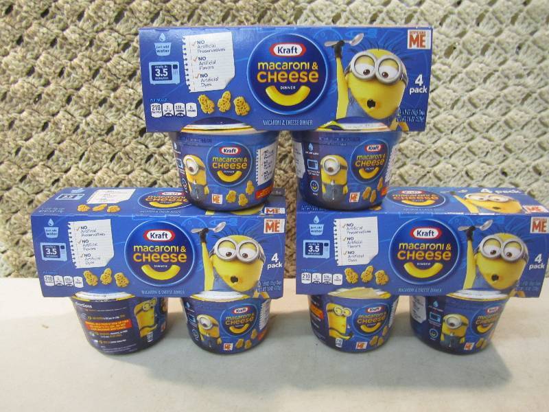 Lot of 3 Kraft Macaroni & Cheese 4-...