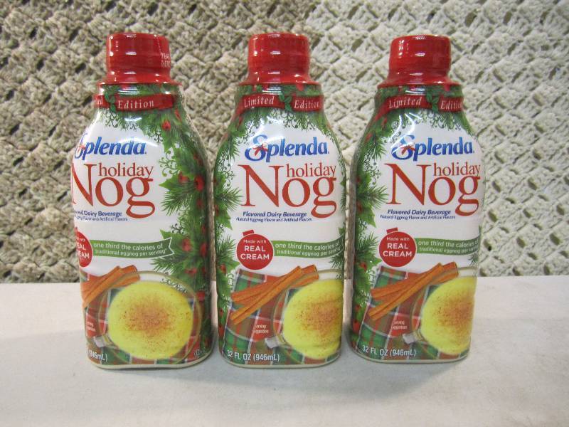 Lot of 3 Bottles Splenda Holiday No...