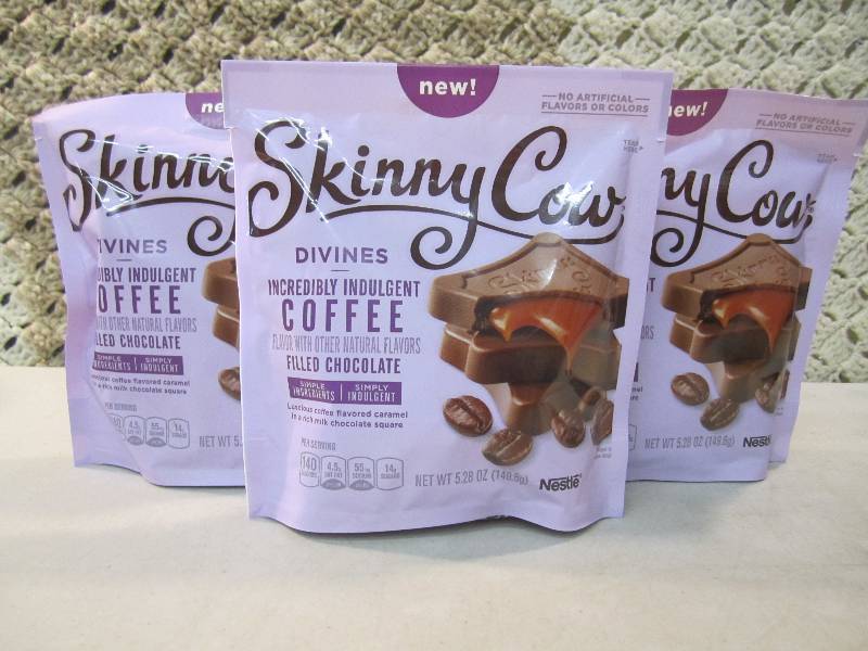 Lot of 3 Bags Skinny Cow Divines Co...