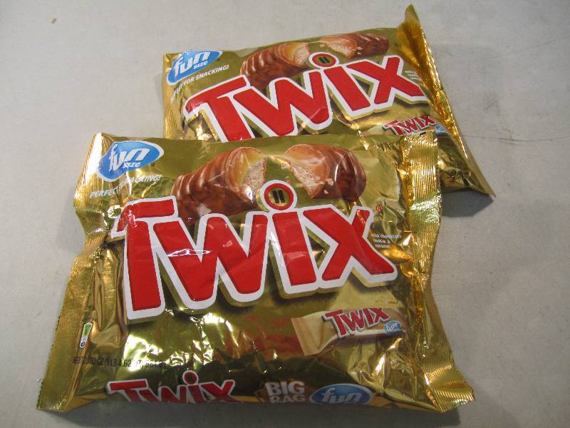 2 Big Bags Twix Fun Size Candy Bars...