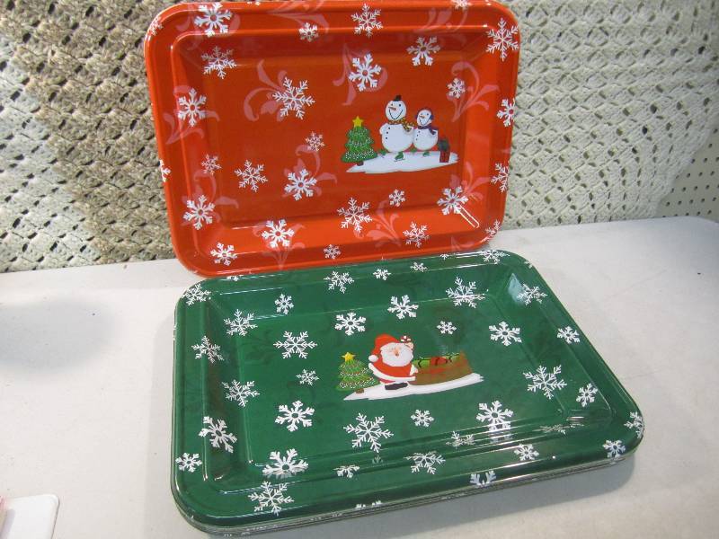 Case of 24 Rectangle Plastic Trays ...