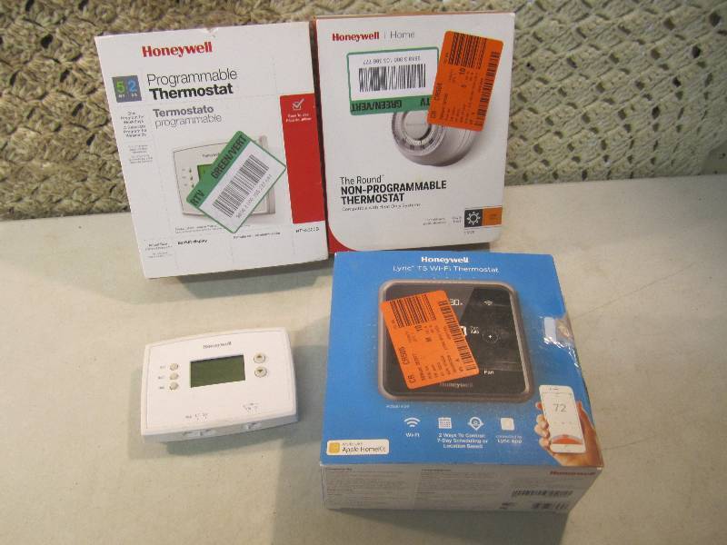 Lot of 4 Misc Thermostats Open Box...