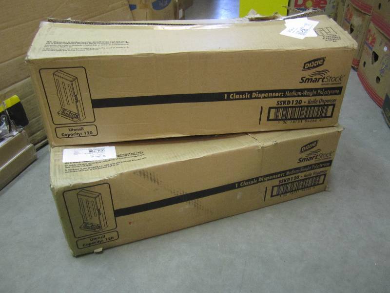 Lot of 2 Dixie SmartStock Knife Dis...