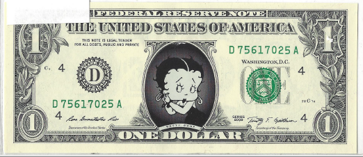 lot 14 image: 2009 Betty Boop Dollar
