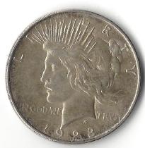 lot 55 image: 1923 Peace Dollar