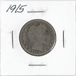 lot 64 image: 1915 Barber Quarter