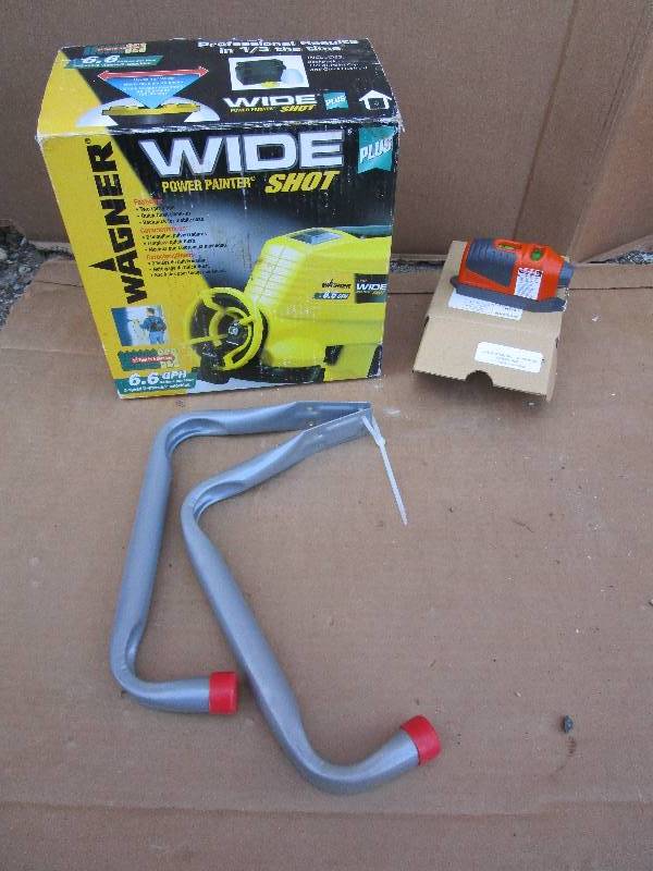 Wagner Power Painter, Laser Level and Ladder Brackets