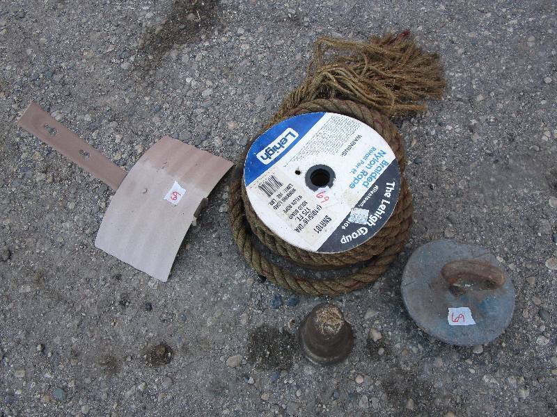 Rope and Various Items