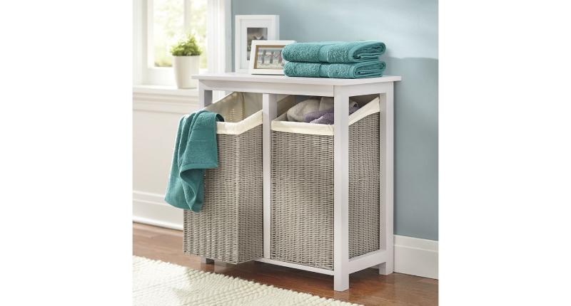 lot 248 image: Double Hamper open box Retail $129....